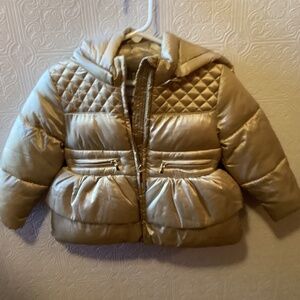 Mayoral Metallic Gold Coat